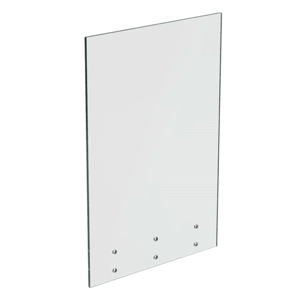 15mm Frameless Standoff Glass Balustrade – 850W X 1280H