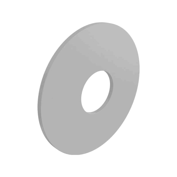 Glass Standoff Washer White - 50mm
