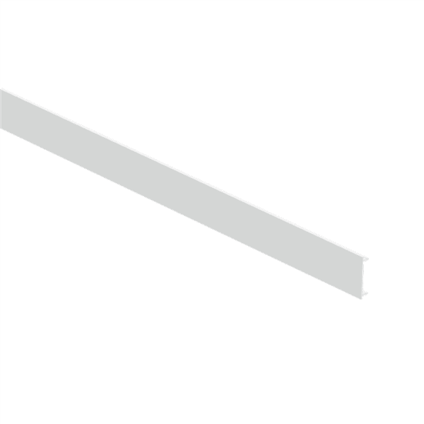 VISOR - Side Cover 4000mm Long - White