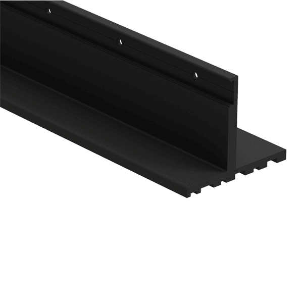 VISOR Deck Mount 'T' Profile 4000mm Matt Black