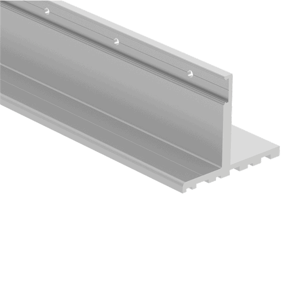 Visor - Deck Mount 'T' Profile 4000mm - Mill