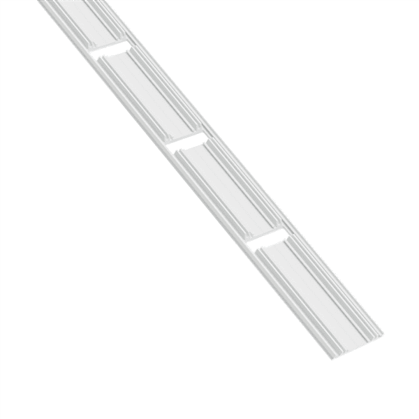 VISOR – Raked Under Capping Plate 4942mm Long – White