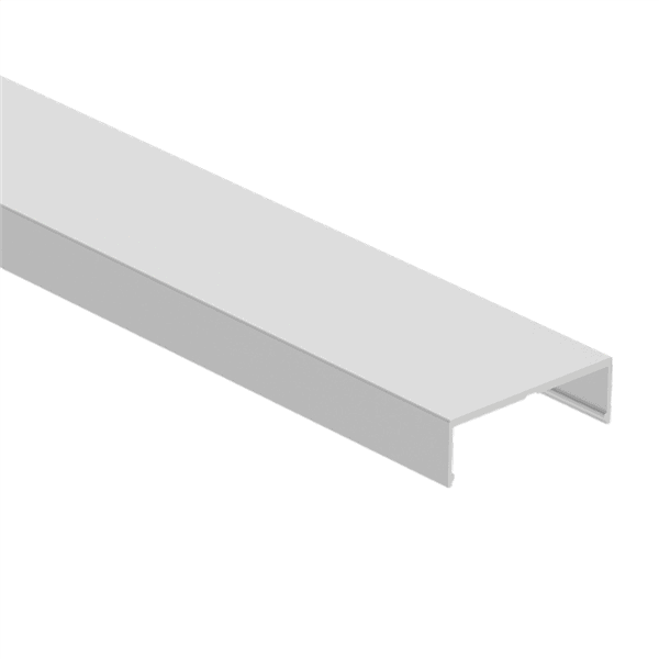 VISOR - Rectangular Handrail 6100mm Long - Mill