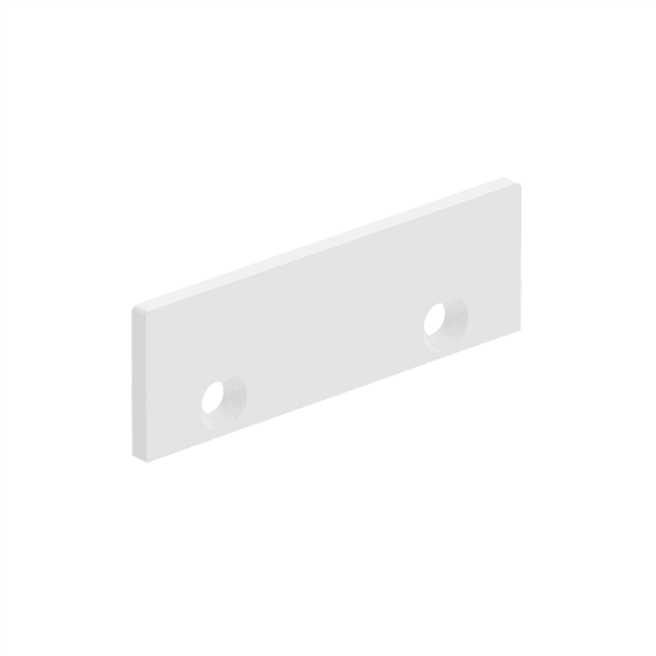 VISOR Handrail End Plate White