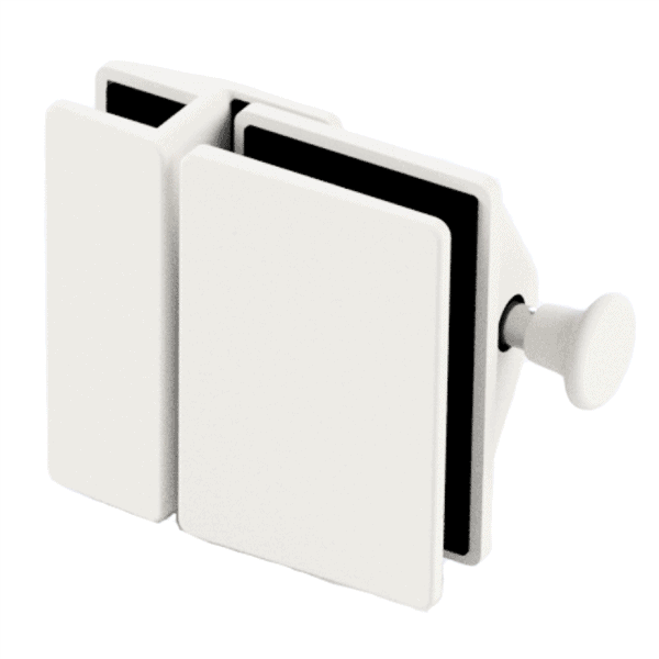 Atlantic Glass To Glass 180° Latch Kit Matt White