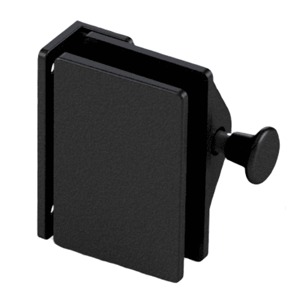 Atlantic Glass To Wall/Square Post S/S Latch Kit Matt Black
