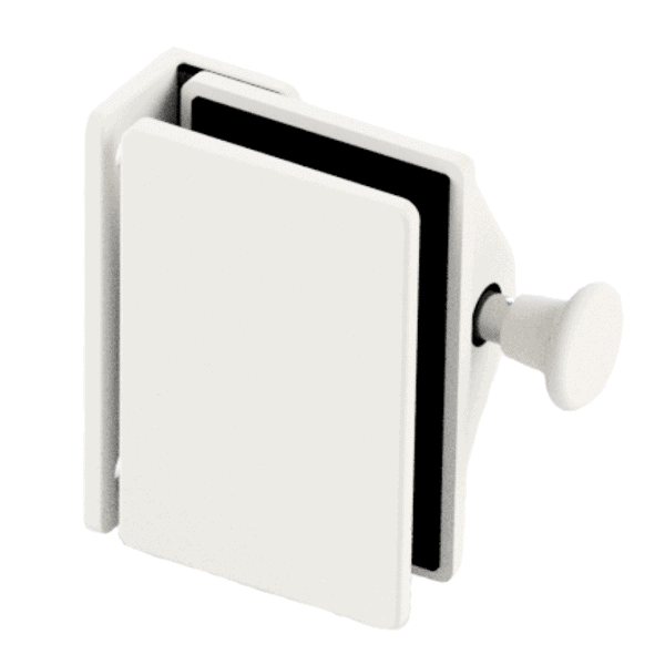 Atlantic – Glass To Wall/Square Post S/S Latch Kit – Matt White
