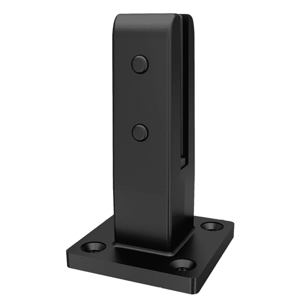 Insuluxe - Insulated Square Base Plated Spigot - Black