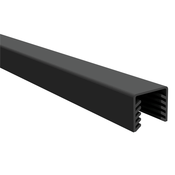35 Series Railing Rubber 6000mm Roll - Suits 17.52mm Glass