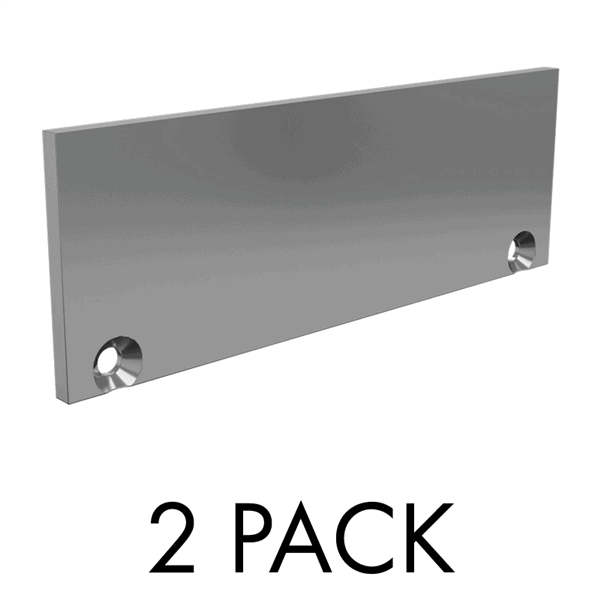 Drainlab End Plate 35mm High Satin 2pk
