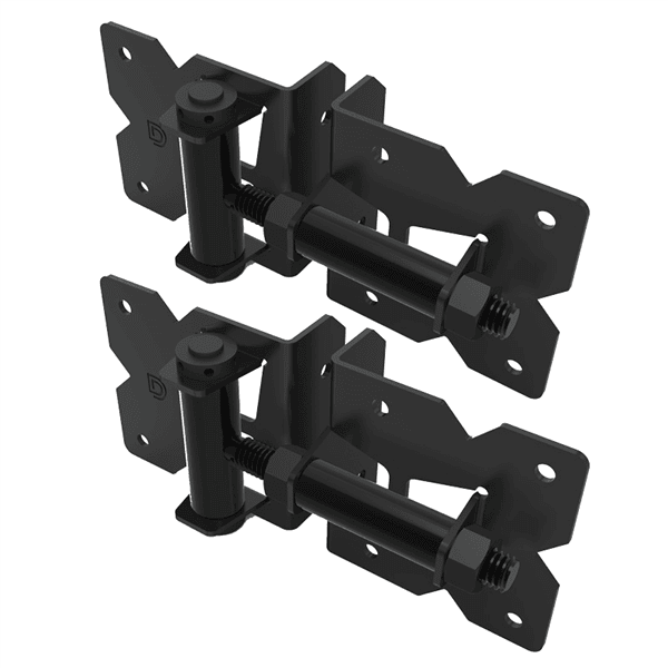 D&D - Hamptons Hinges Adjustable Tension - Black 2pk