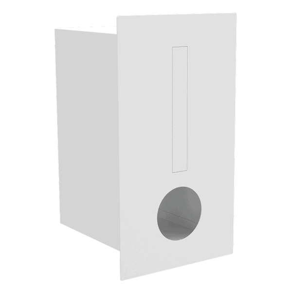 Posta Fence Mount Letterbox White