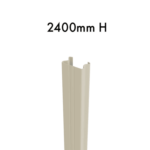 Colorbond Channel Post 2400mm - Primrose
