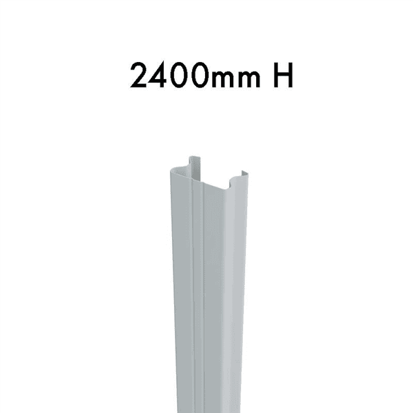 Colorbond Channel Post 2400mm - Surfmist