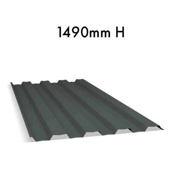Colorbond GO-LINE Panel 1490mm High Woodland Grey