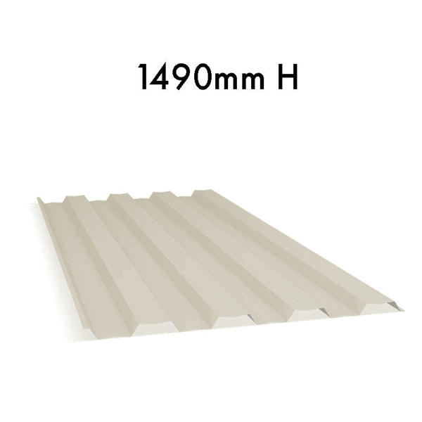 Colorbond GO-LINE Panel 1490mm High Primrose