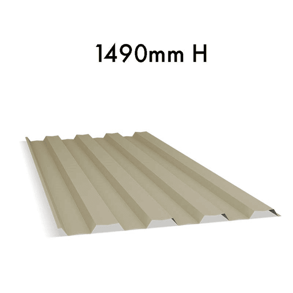 Colorbond GO-LINE Panel 1490mm High Paperbark