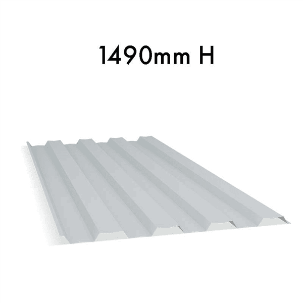 Colorbond GO-LINE Panel 1490mm High Surfmist