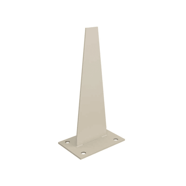 Colorbond Sharkfin Base Plate - Primrose