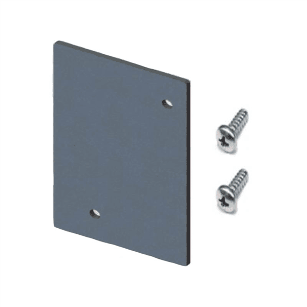 Versatilt Heavy Duty Deck Mount End Plates 2pk Black