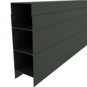 Alumawall Stackable Sleeper 2385mm x 150m Woodland Grey