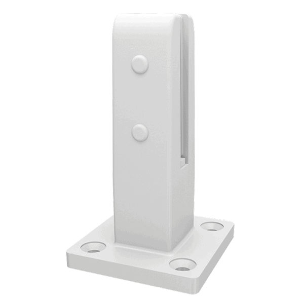 Insuluxe Insulated Square Base Plated Spigot White