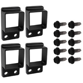 Zeus - Panel Bracket - Black 4pk