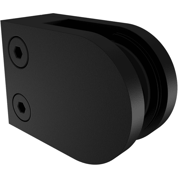 D Clamp Flat Back Matt Black