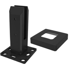 Lifestyle - Square Spigot Base Plated - Black