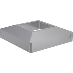 2 Part Domical Cover Suit 50x50 Post Silver