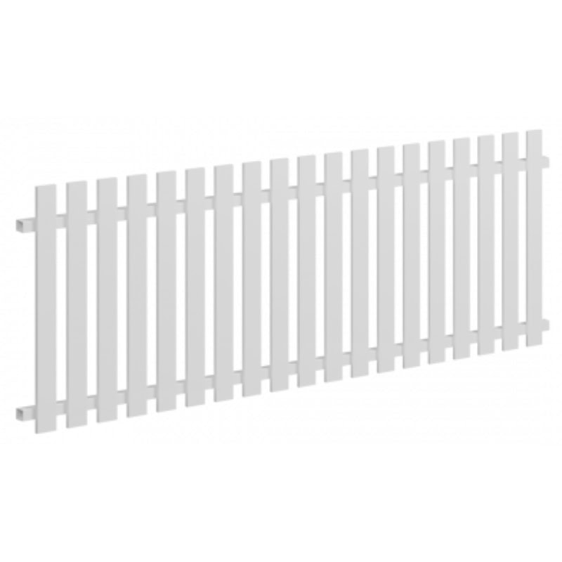 Classic Aluminium Picket Panel – 2035mm x 900mm – Pearl White