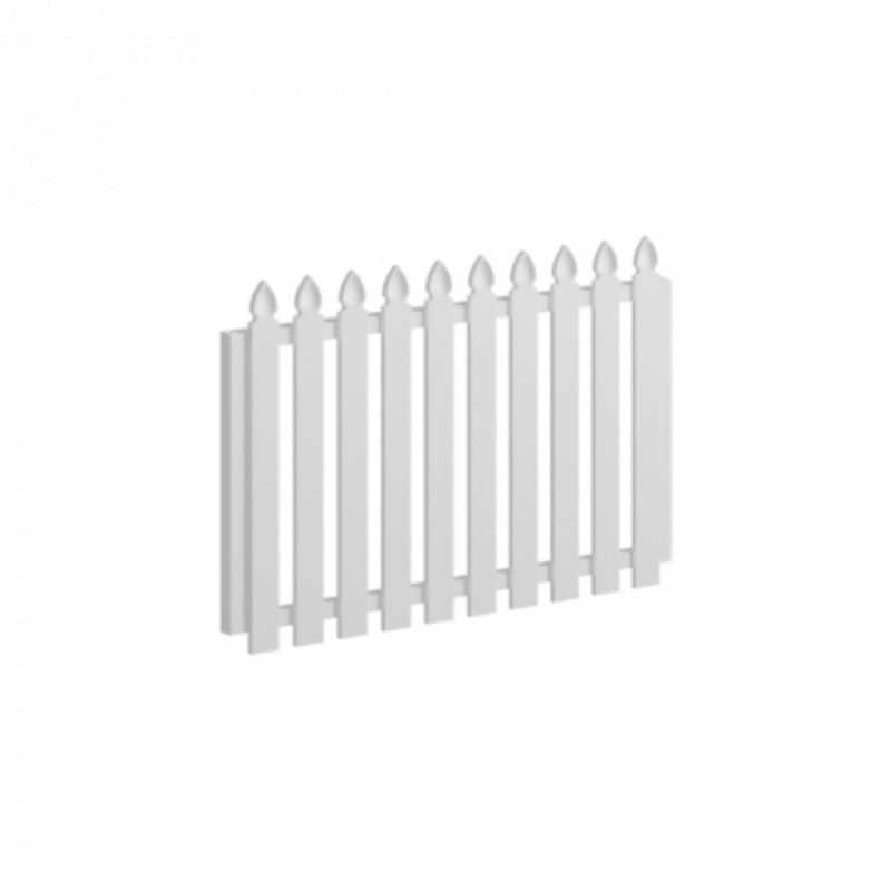 Colonial Aluminium Picket Gate – 1090mm x 900mm – Pearl White
