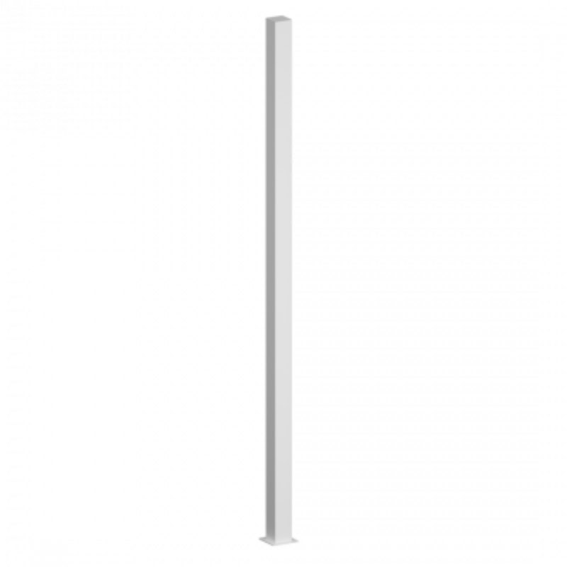 65 x 65mm Aluminium Post – 1800mm Long – Pearl White