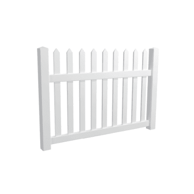 North Haven Picket PVC Gate – 1800mm Wide x 1200mm High