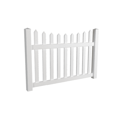 Newport Picket PVC Gate – 1800mm Wide x 1200mm High