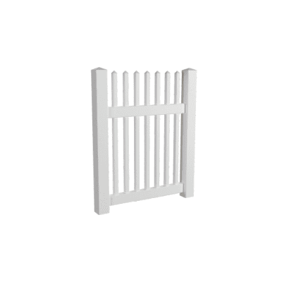 Bayswater Picket PVC Gate – 1000mm Wide x 1200mm High