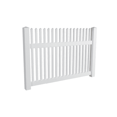 Bayswater Picket PVC Gate – 1800mm Wide x 1200mm High