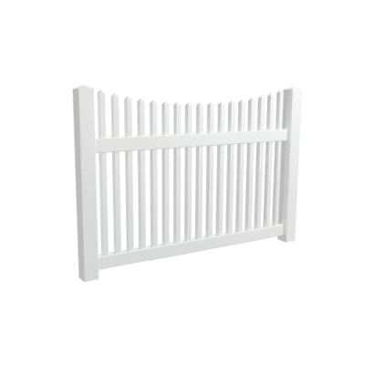 Melville Picket PVC Gate – 1800mm Wide x 1200mm High