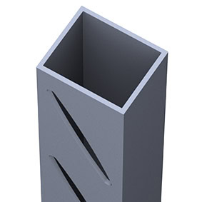Pronto - Nil Spacing Left Gate Side Frame – 5800mm