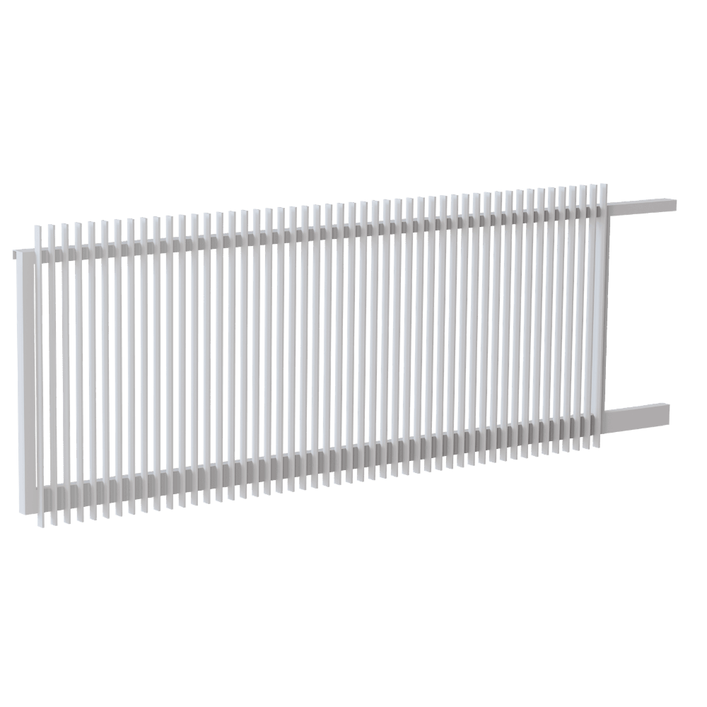 Radiator Sliding Gate - 40 x 10mm - 60mm Spacing