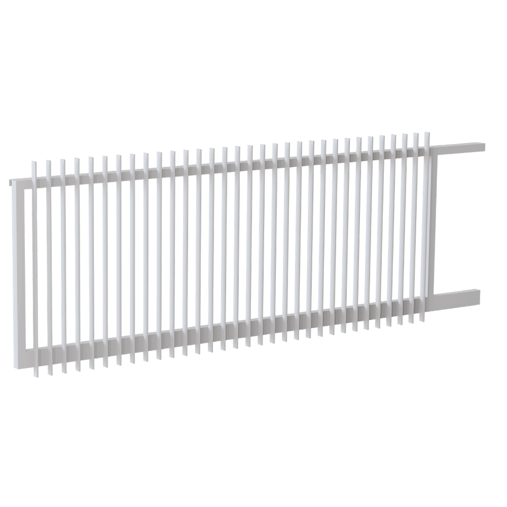 Radiator Sliding Gate - 40 x 10mm - 80mm Spacing