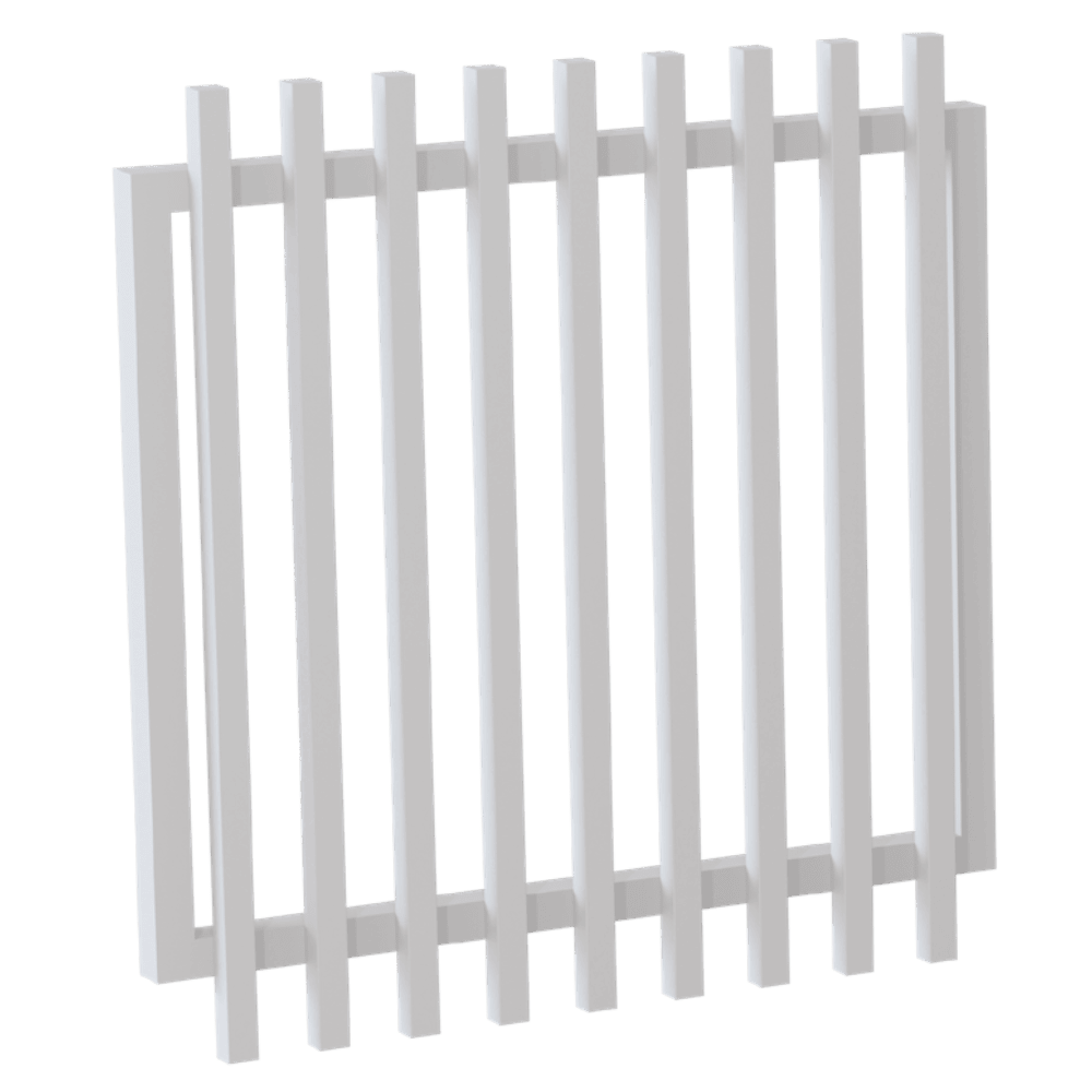 Radiator Swing Gate - 40 x 40mm - 80mm Spacing