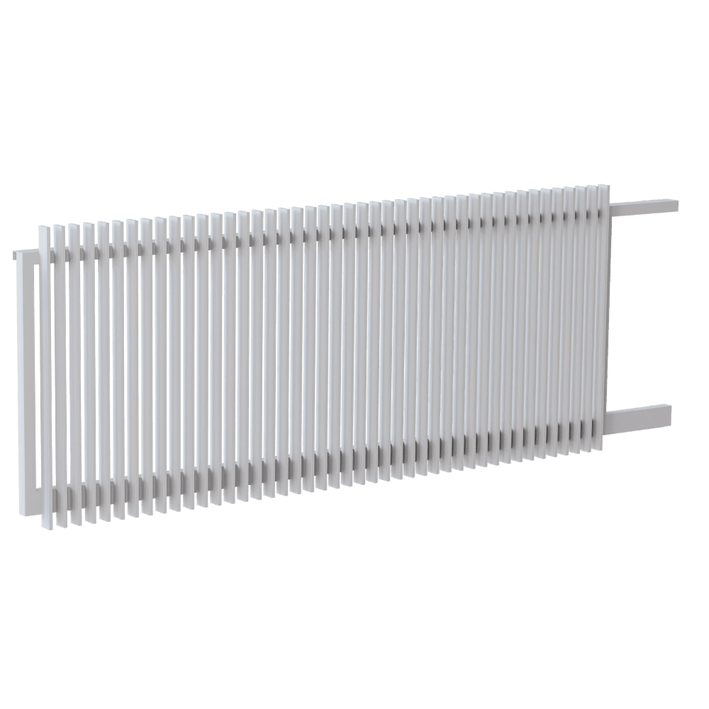Radiator Sliding Gate - 65 x 16mm - 50mm Spacing