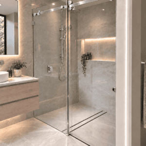 STAL Frameless Sliding Shower Screen