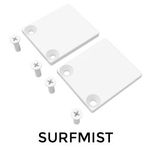 Xpress Plus - Side Frame End Plate - Surfmist