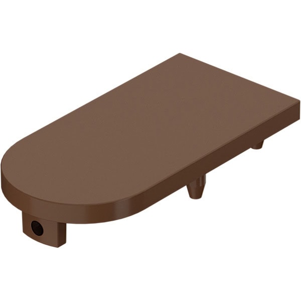 Nexia – 60mm x 30mm Radius Aluminium Batten End Cap