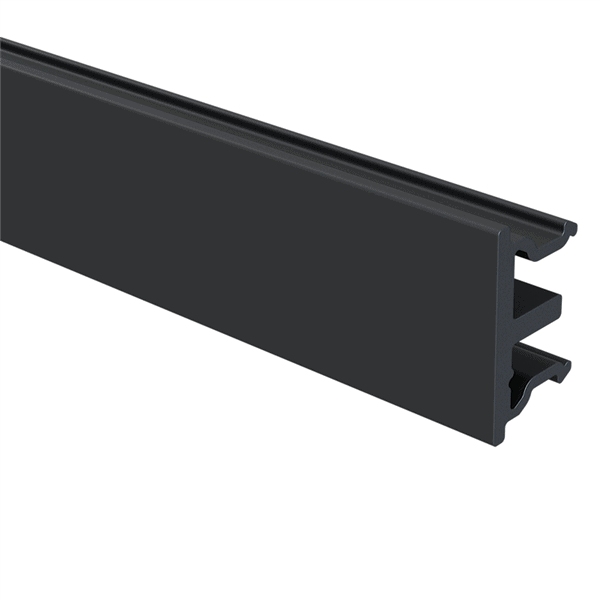 QuickScreen Gate Screw Cover 4200mm Long - Monument