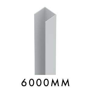 Xpress Plus - U Channel 6000mm - Surfmist