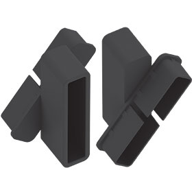Quickscreen - Louvre Brackets Left & Right - Monument