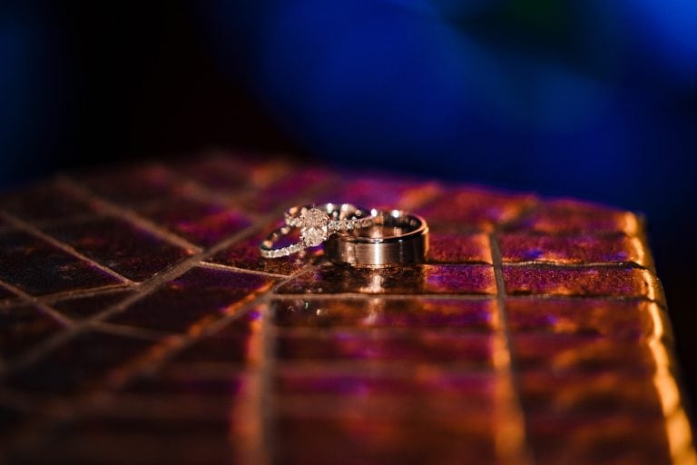 Wedding rings at Saint Elizabeth Ann Seton Catholic Church in Crystal Lake, IL